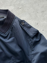 2008 Gucci Military Web Stripe Zip Up Bomber Jacket (S)