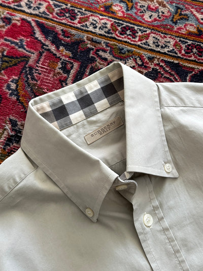 00's Burberry Brit Nova Check Long Sleeve Shirt (M)