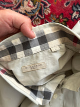 00's Burberry Brit Nova Check Long Sleeve Shirt (M)