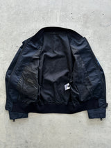 2008 Gucci Military Web Stripe Zip Up Bomber Jacket (S)