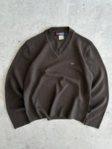 00's Diesel Merino Wool V Neck Knit Jumper (Women's L)