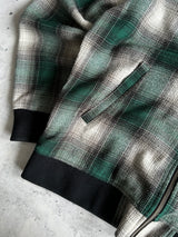 Supreme Plaid lightweight Zip Up Jacket (L)