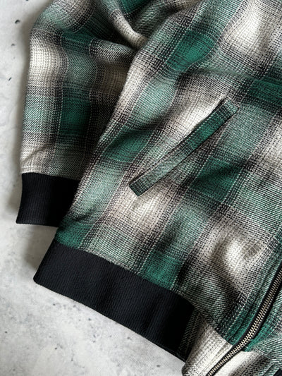 Supreme Plaid lightweight Zip Up Jacket (L)