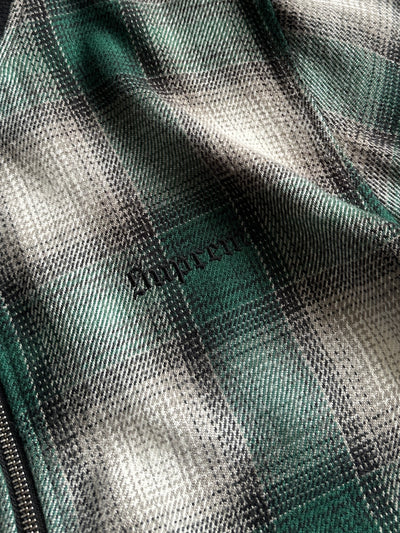 Supreme Plaid lightweight Zip Up Jacket (L)