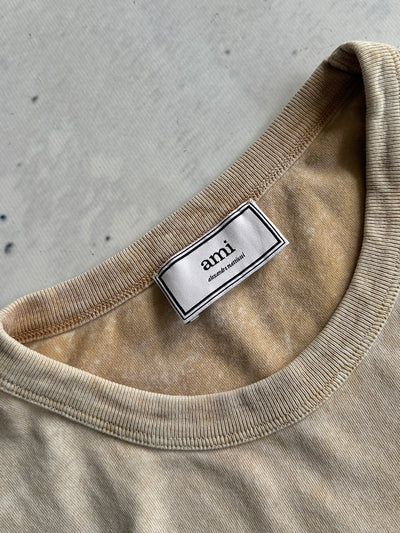 Ami Paris Embroidered Logo T Shirt (M)