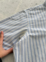 90's Ralph Lauren Vertical heavy cotton Stripe Shirt (XL)