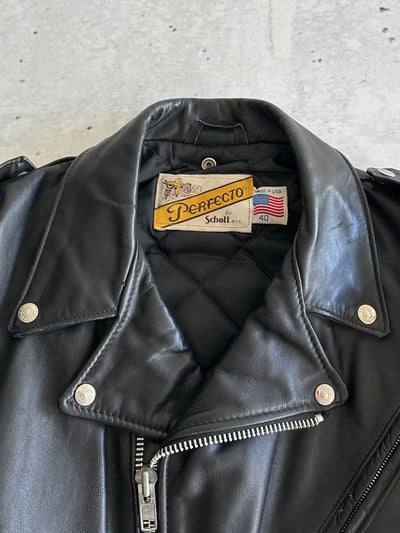 80's Schott NYC 618 Perfecto Leather Jacket (S)