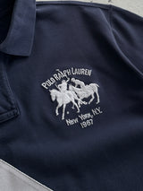 Ralph Lauren Big Logo Stripe Polo Shirt (XXL)