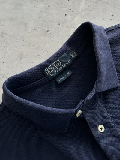 Ralph Lauren Big Logo Stripe Polo Shirt (XXL)