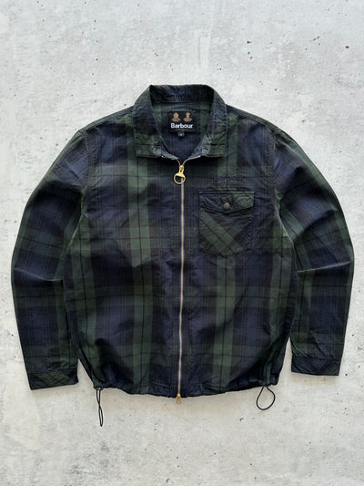 Barbour gold standard Checked Zip Up Overshirt (S)