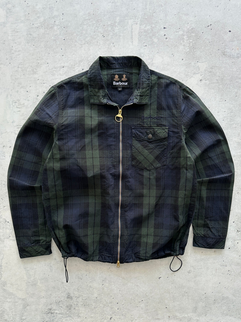 Barbour gold standard Checked Zip Up Overshirt (S)