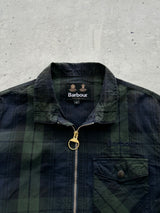 Barbour gold standard Checked Zip Up Overshirt (S)