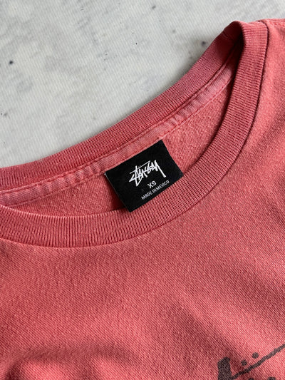 Stussy Script Long Sleeve T Shirt (XS)