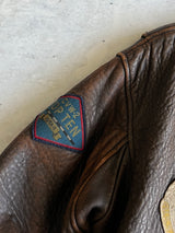 Vintage Avirex USA G-1 Leather Flight Jacket (L)
