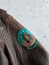 Vintage Avirex USA G-1 Leather Flight Jacket (L)