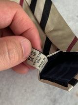 00's Burberry Nova Check Silk Tie (One Size)