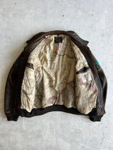 Vintage Avirex USA G-1 Leather Flight Jacket (L)