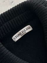 AW/10 Stone Island Chunky Wool Knit Zip Up Jumper (XL)