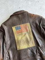 Vintage Avirex USA G-1 Leather Flight Jacket (L)