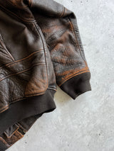 Vintage Avirex USA G-1 Leather Flight Jacket (L)