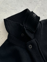 AW/10 Stone Island Chunky Wool Knit Zip Up Jumper (XL)