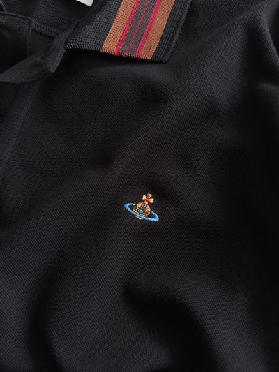 Vivienne Westwood Orb Long Sleeve Polo Shirt (M)