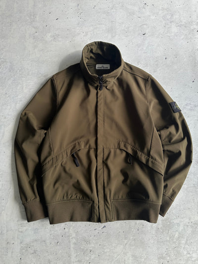 SS/16 Stone Island Light Soft Shell-R Zip Up Jacket (M)