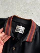 Vivienne Westwood Orb Long Sleeve Polo Shirt (M)