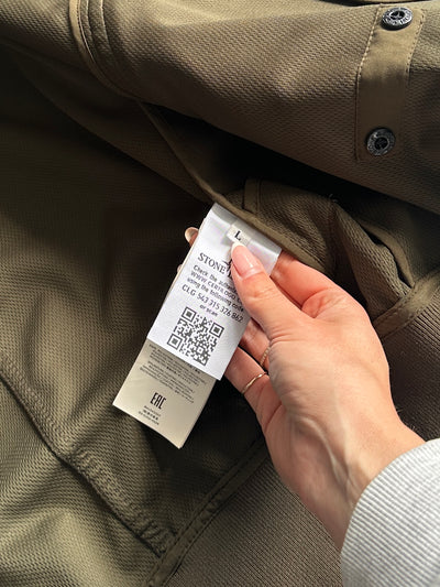 SS/16 Stone Island Light Soft Shell-R Zip Up Jacket (M)