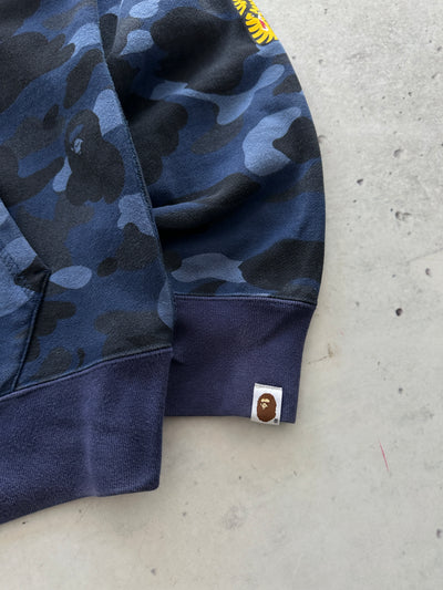 BAPE Camo PONR Shark Heavyweight Full Zip Hoodie (S)