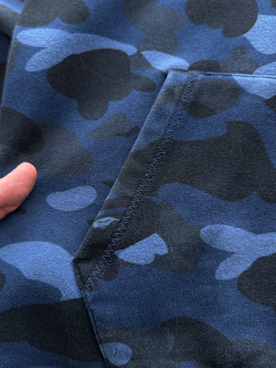 BAPE Camo PONR Shark Heavyweight Full Zip Hoodie (S)