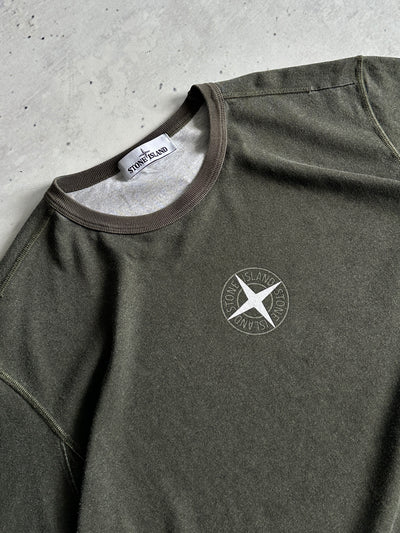 AW/20 Stone Island Compass Logo T Shirt (L)
