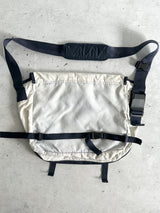 Y-3 Yohji Yamamoto Marine embroidered Messenger Bag (One Size)