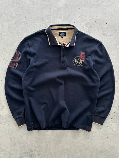 La Martina England Long Sleeve Polo Shirt (XL)