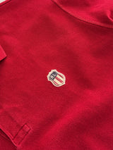 90's Ralph Lauren K-Swiss Flag Long Sleeve Polo Shirt (XL)