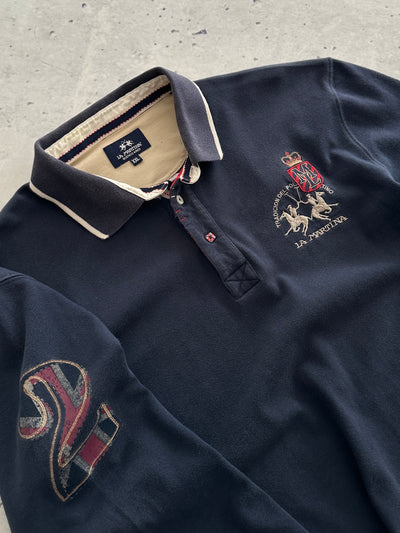 La Martina England Long Sleeve Polo Shirt (XL)