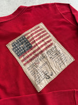 90's Ralph Lauren K-Swiss Flag Long Sleeve Polo Shirt (XL)