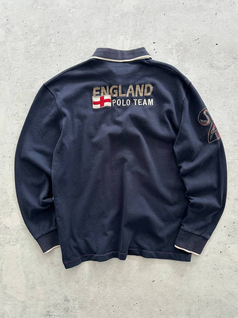 La Martina England Long Sleeve Polo Shirt (XL)