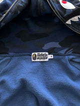BAPE Camo PONR Shark Heavyweight Full Zip Hoodie (S)
