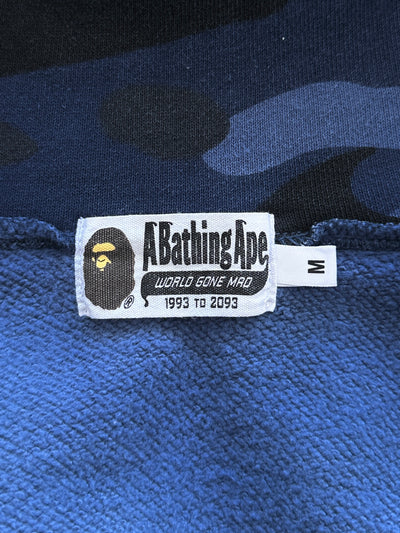 BAPE Camo PONR Shark Heavyweight Full Zip Hoodie (S)