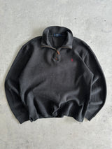Ralph Lauren Heavyweight Ribbed 1/4 Zip Jumper (M)