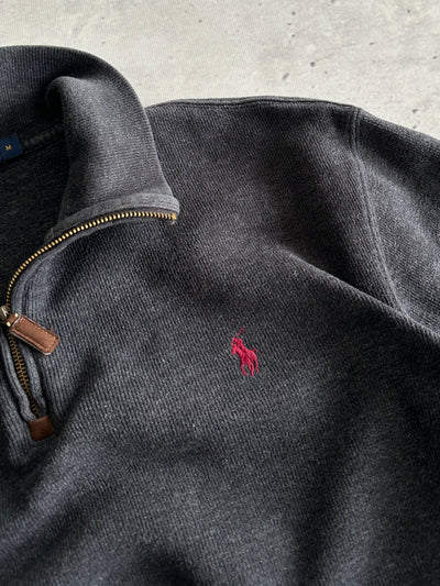 Ralph Lauren Heavyweight Ribbed 1/4 Zip Jumper (M)