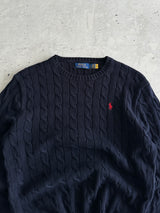 Ralph Lauren Crewneck Cable Knit Jumper (S)