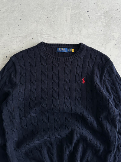 Ralph Lauren Crewneck Cable Knit Jumper (S)