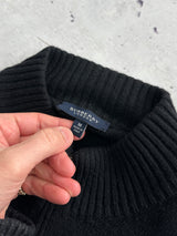 00's Burberry Nova Check Wool Zip Up Jumper (M)