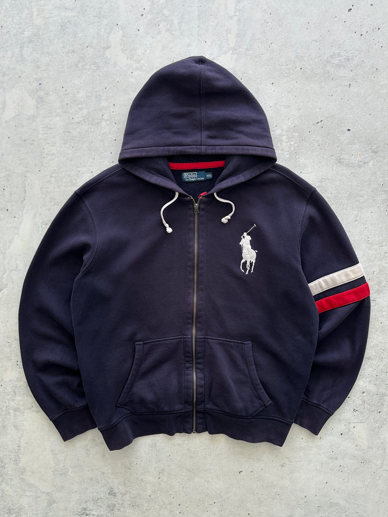 Ralph Lauren Big Logo Heavyweight Zip Up Hoodie (XXL)