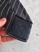 Vintage Versace Silk Spell Out Tie (One Size)