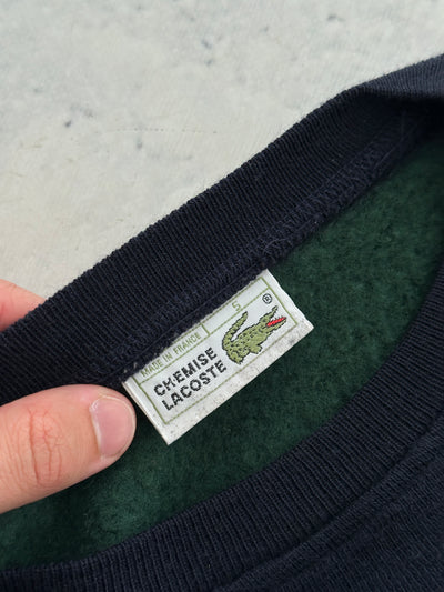 80's Chemise Lacoste Wool Knit Stripe Jumper (L)