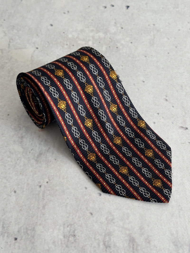 Vintage Gianni Versace Silk Patterned Tie (One Size)