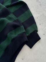 80's Chemise Lacoste Wool Knit Stripe Jumper (L)